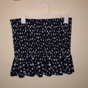 Strapless crop top